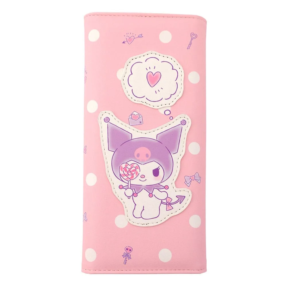 Sanrio Coin Purse – Kuromi Kawaii 8 x 19 cm 2