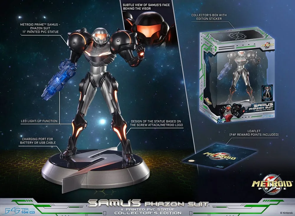 Metroid Prime Statue – Samus Phazon Suit Collector’s Edition 28 cm 2