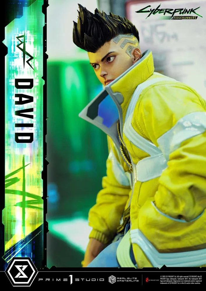 Cyberpunk Edgerunners Statue – David 1/4 Scale 58 cm 23