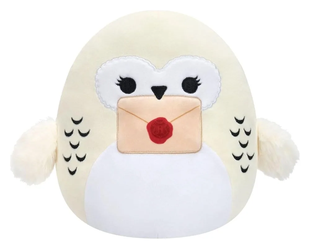 Harry Potter Squishmallow Plush – Hedwig Holding Letter 20 cm