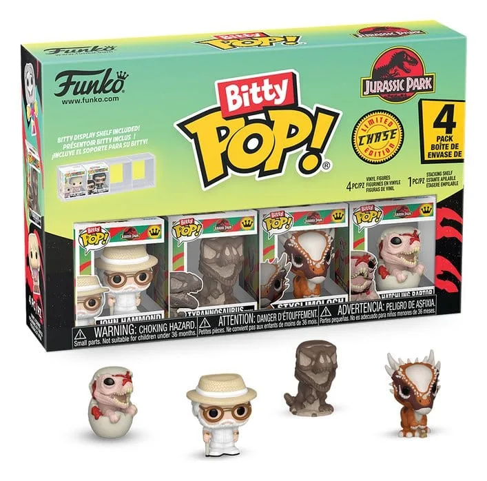 Jurassic Park Vinyl Figures – Bitty POP Series 2 4-Pack 2.3 cm 4