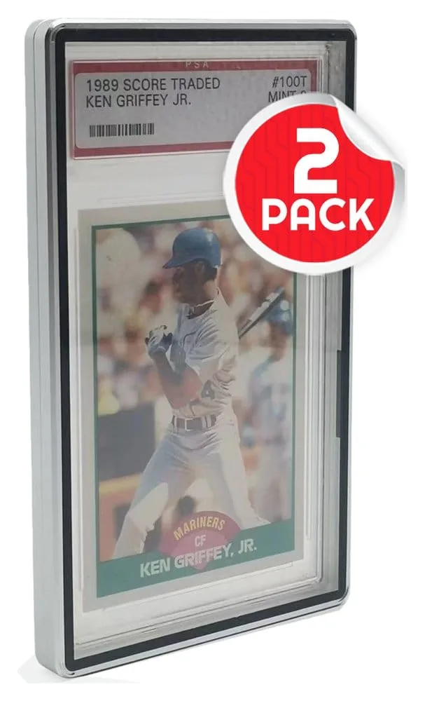 PSA Graded Card Case – Silver Magnetic Slab Protector 3
