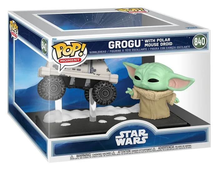 Star Wars Funko POP! Moment – Grogu met Polar Mouse Droid 9 cm 3