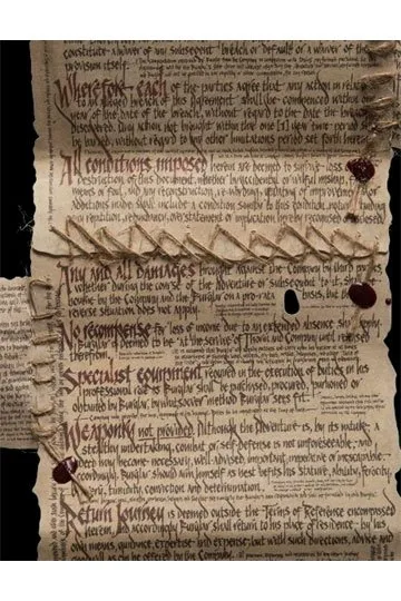 The Hobbit Mini Replica – Bilbo Baggins Burglar Contract 2