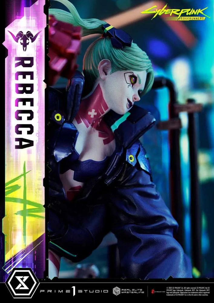 Cyberpunk Edgerunners Statue – Rebecca 1/4 Scale 54 cm 20