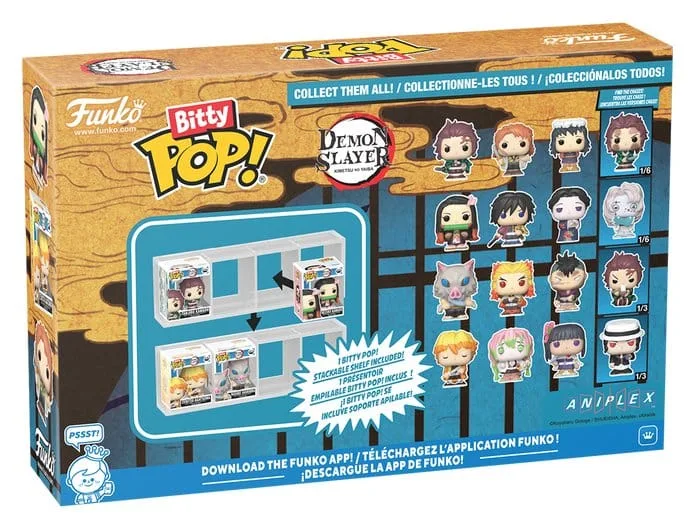 Demon Slayer Bitty Pop Figures – Tanjiro 4-Pack 2