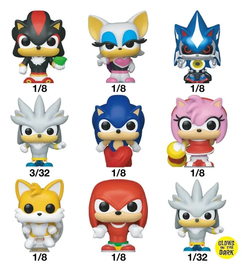Sonic the Hedgehog Vinyl Figures – Bitty Pop 32-Piece Display 2 cm 2