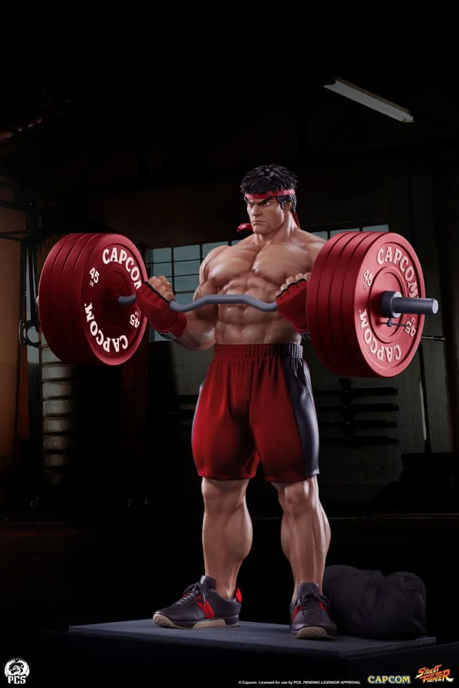 Street Fighter Statue – Ryu Powerlifting 1/4 Scale 53 cm 22