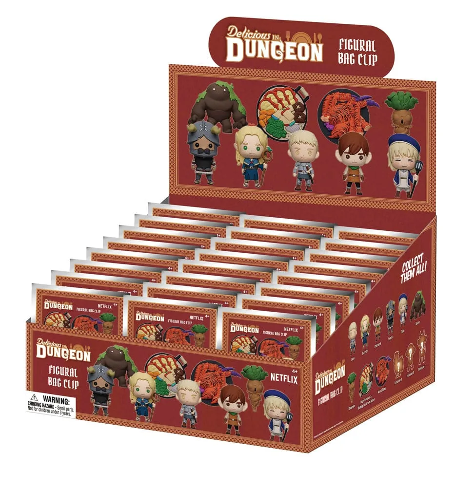 Delicious in Dungeon Bag Clips – Series 1 Display of 24 3