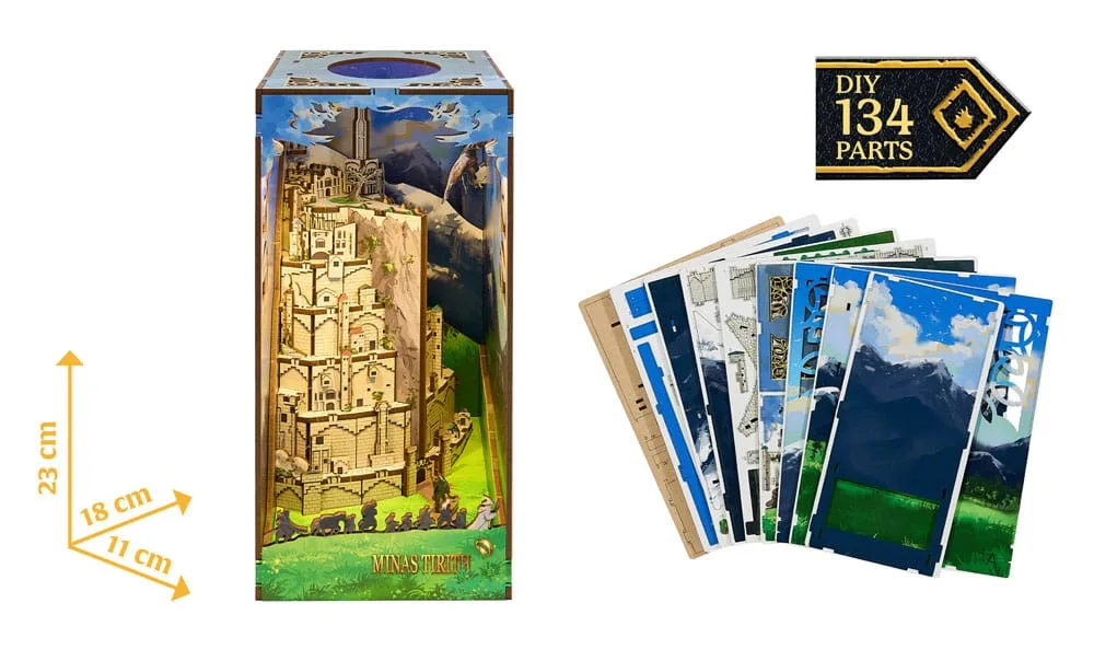 The Lord of the Rings Book Nook – Minas Tirith 23 cm 3