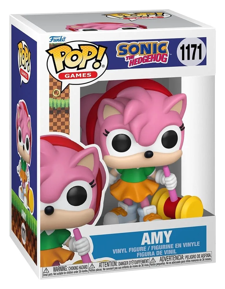 Sonic POP Vinyl Figures – Amy Rose Piko Hammer Chase Assortment 9 cm 3