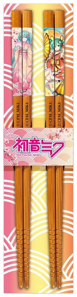 Hatsune Miku Chopsticks – Bamboo 2-Pack
