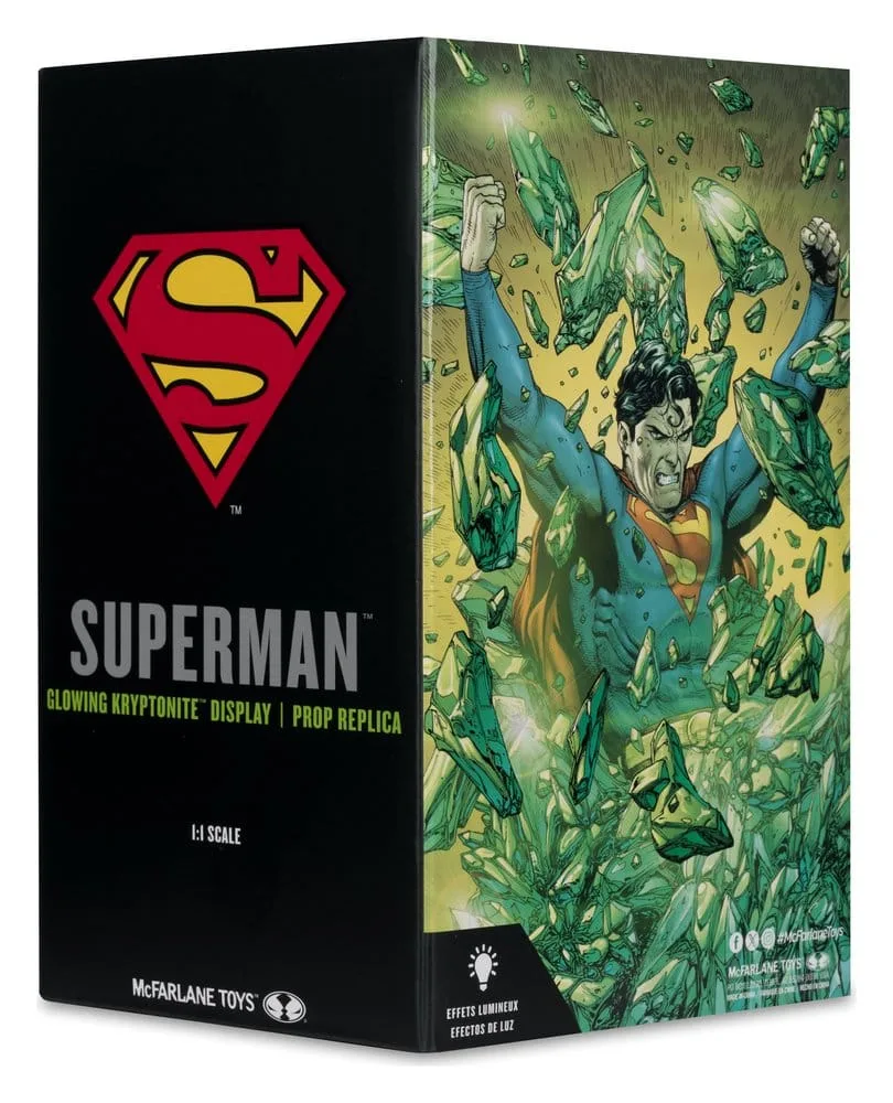 Superman Replik – Gold Label Kryptonit mit Beleuchtung 18 cm 9