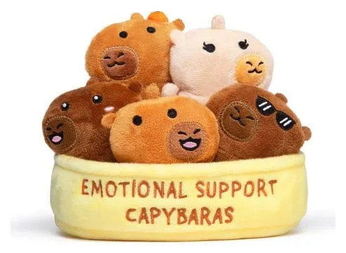 Relatable Emotional Support Plush – Capybaras