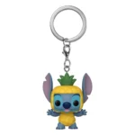 Lilo and Stitch Vinyl Keychains – Pineapple Display of 12 4 cm 1