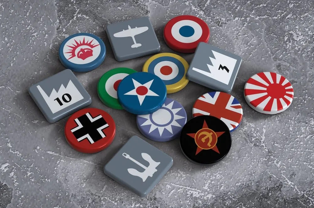 Axis & Allies Token Pack – Deluxe Acrylic 275 Pieces English 3