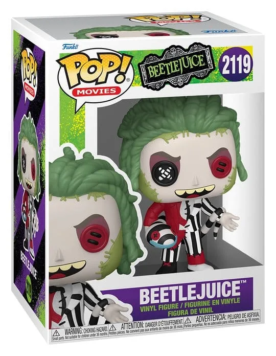 Beetlejuice Pop Movies Vinyl Figure – Patchwork 9 cm 2