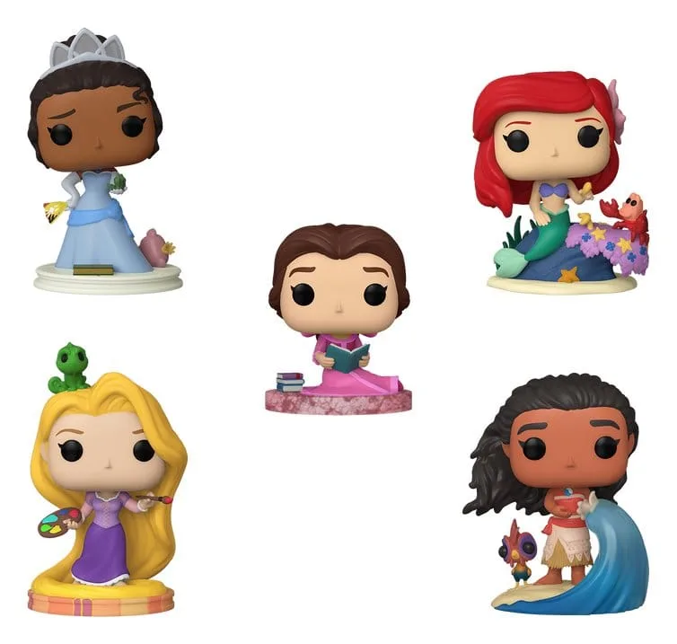 Disney Vinyl Figures – Princess Funko Pop 5-Pack 8.6–12.4 cm