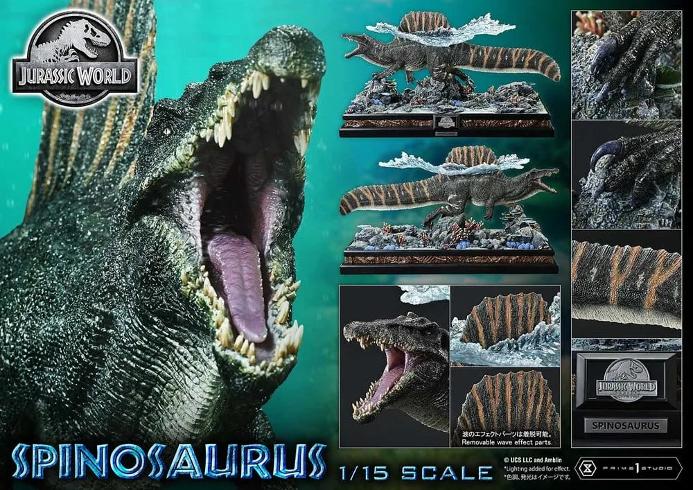 Jurassic World Rebirth Statue – Spinosaurus Bonus Version 39 cm 9