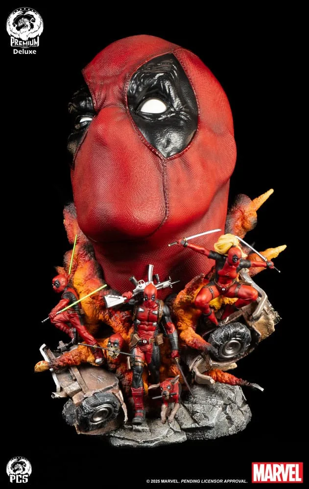 Marvel Fine Art Bust – Deadpool Deluxe Edition 42 cm 8