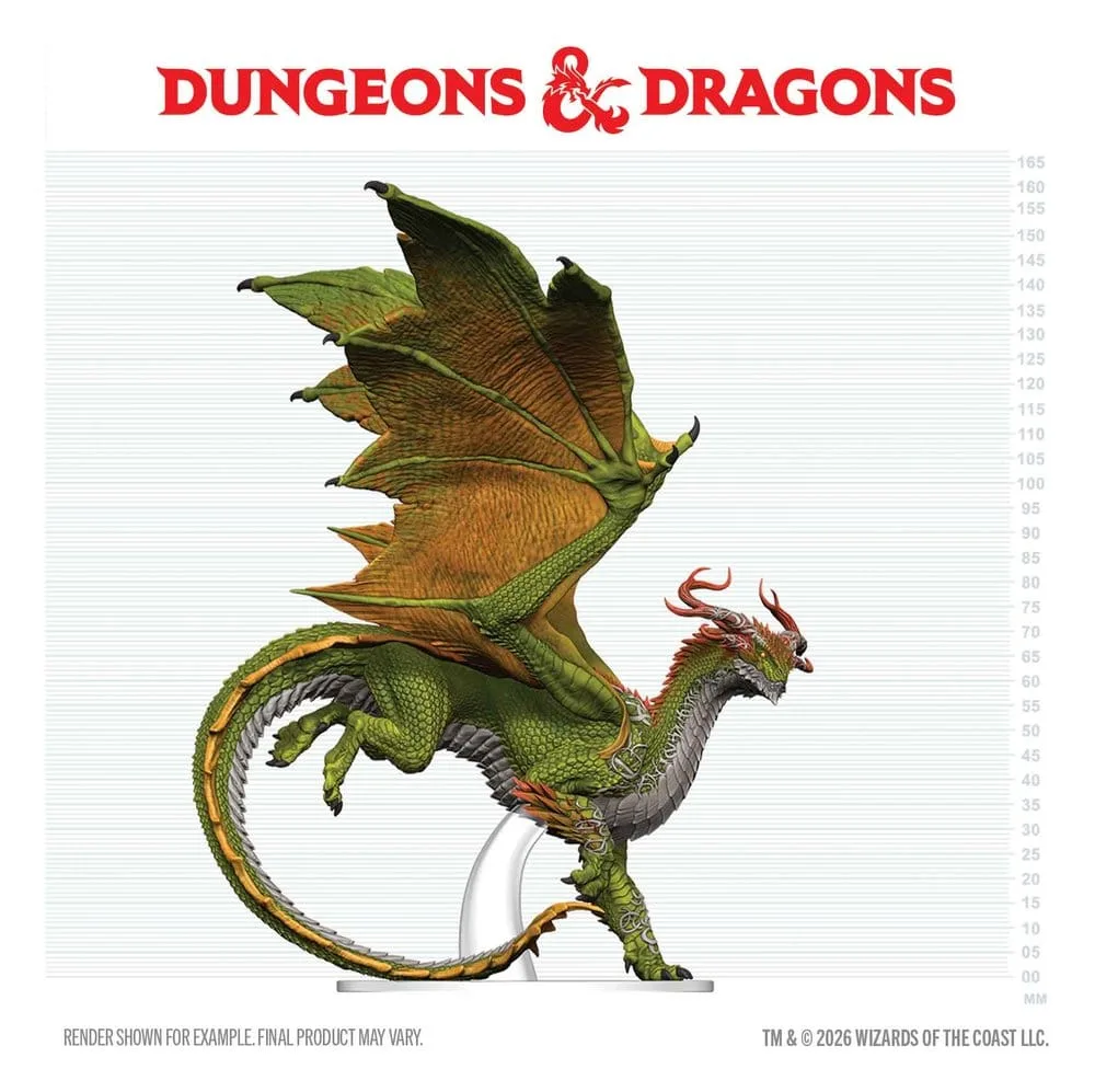 Dungeons & Dragons Miniature – Adult Spirit Dragon 24 cm 4