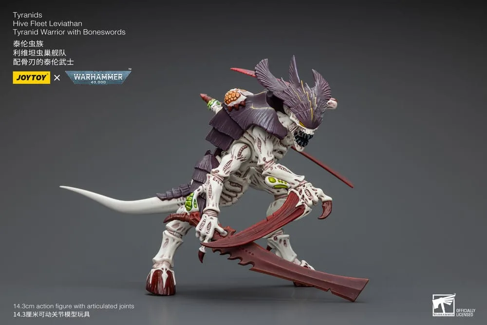 Warhammer 40k Action Figure – Tyranid Warrior with Boneswords 12 cm 9