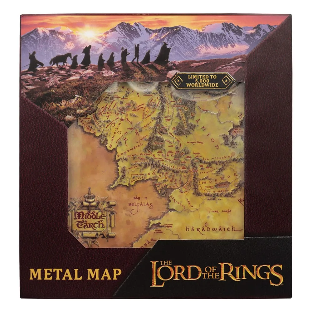 Lord of the Rings Replica Map – Limited Edition 15 x 15 cm 4