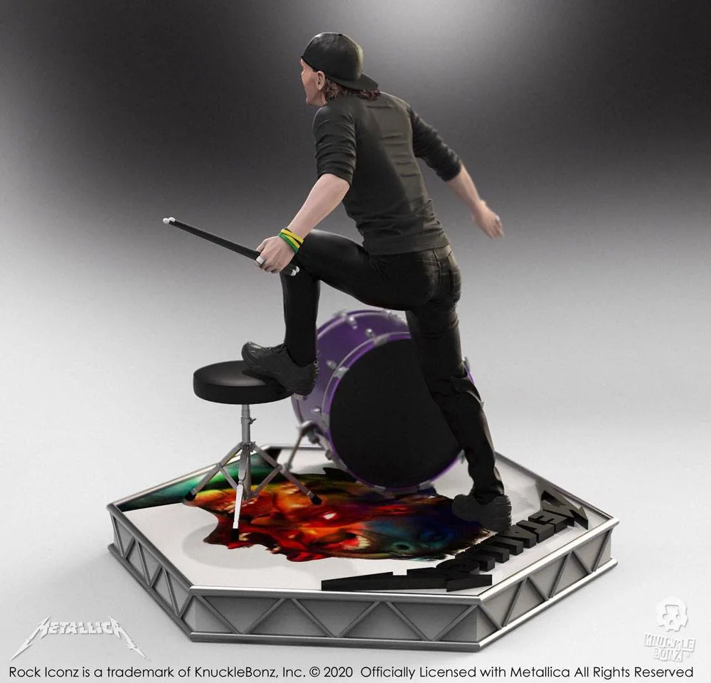 Metallica Rock Iconz Statue – Lars Ulrich Limited Edition 22 cm 9