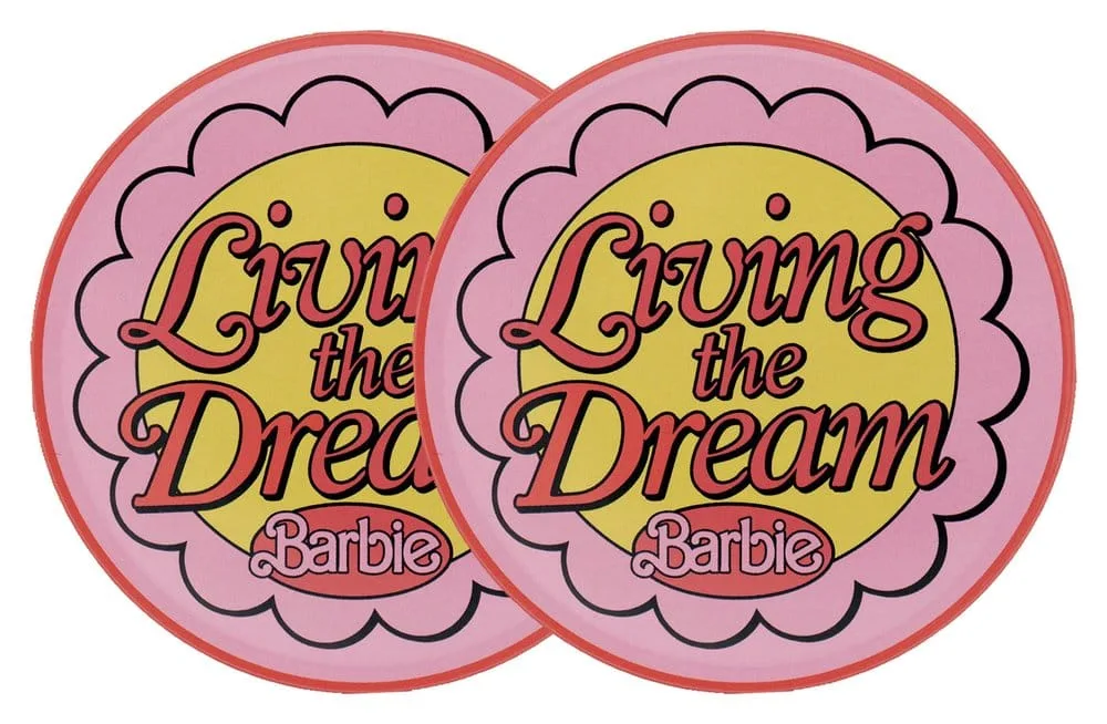 Barbie cadeauset – pin, sleutelhanger en onderzetter 3