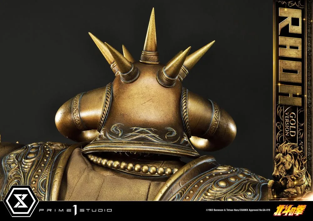 Fist of the North Star Statue – Raoh Gold Version 78 cm 15