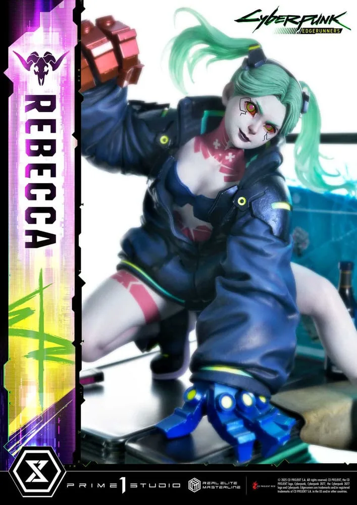 Cyberpunk Edgerunners Statue – Rebecca 1/4 Scale 54 cm 23