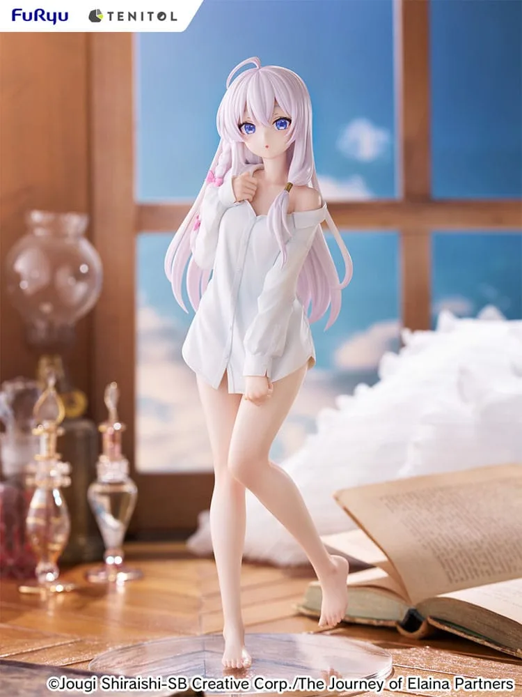 Wandering Witch Statue – Elaina Shirt Version Tenitol Tall 30 cm 2