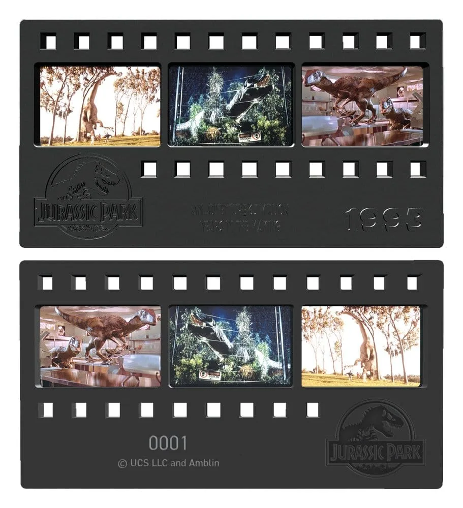 Jurassic Park Metal Ingot – Film Strip Collectible 12 cm 3