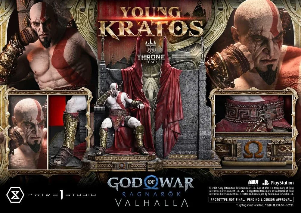 God of War Ragnarok Beeld – Young Kratos 1:3 91 cm 5