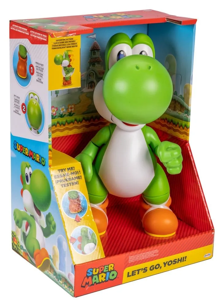 Super Mario Talking Action Figure – Let’s Go Yoshi 36 cm 4