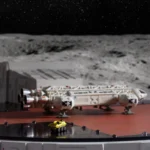 Space 1999 speelset – Landingsplatform en Eagle Transporter 46 cm 7