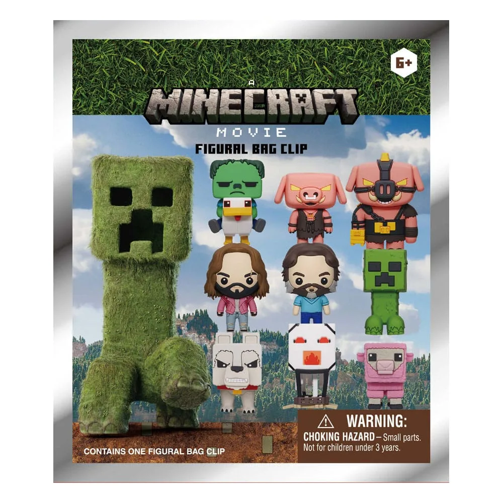 Minecraft 3D Bag Clips – Series 1 Display of 24 2