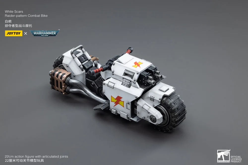 Warhammer 40K Vehicle – White Scars Raider Combat Bike 22 cm 15