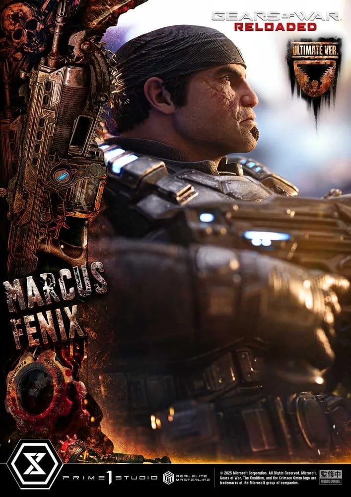 Gears of War Reloaded Statue – Marcus Fenix Ultimate 97 cm 15