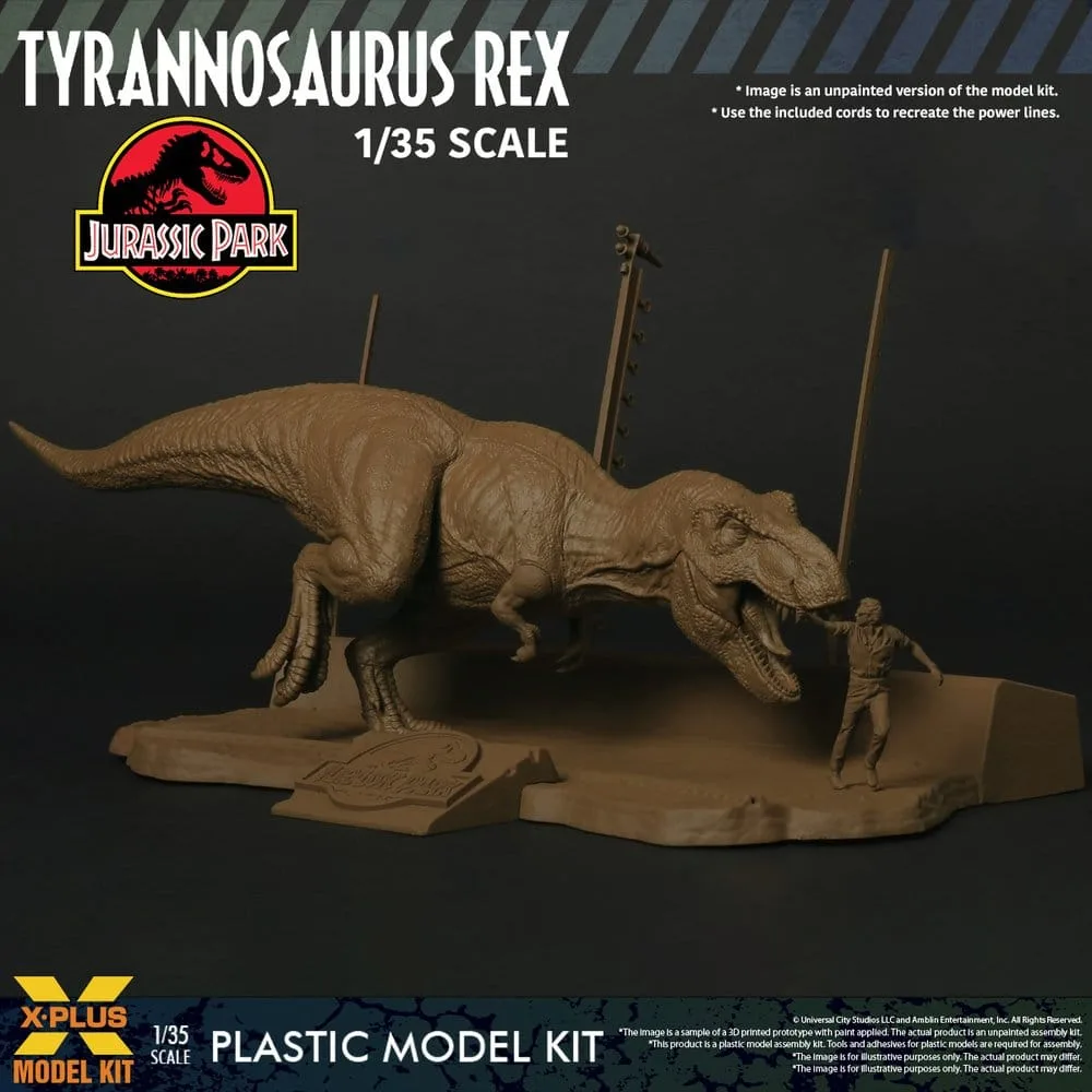 Jurassic Park Modellbausatz – Tyrannosaurus Rex 1:35 42 cm 5