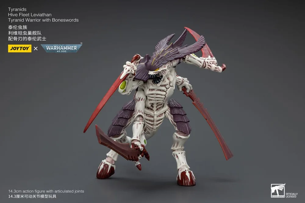 Warhammer 40k Action Figure – Tyranid Warrior with Boneswords 12 cm 11