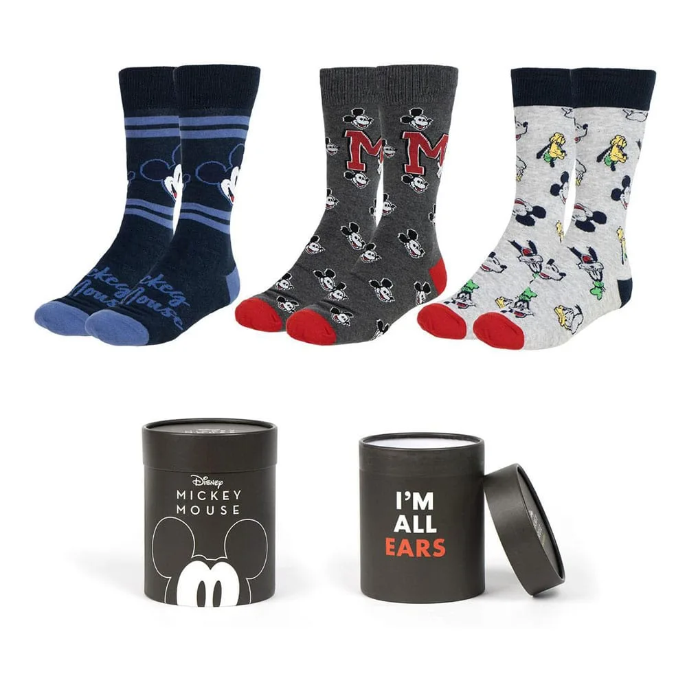 Disney Socks – Mickey 3-Pack EU 38-45