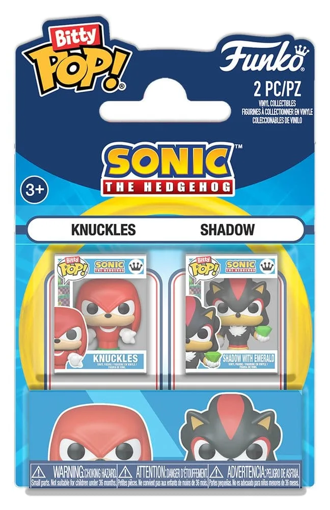 Sonic the Hedgehog Mini Figures – Knuckles and Shadow 2 cm