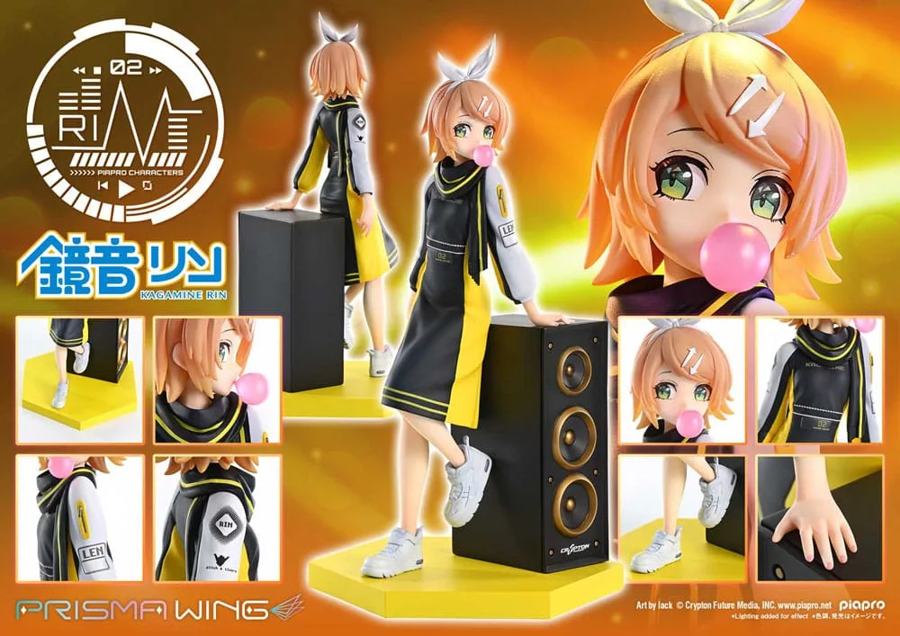 Vocaloid PVC Statue – Kagamine Rin Art by lack 21 cm 4
