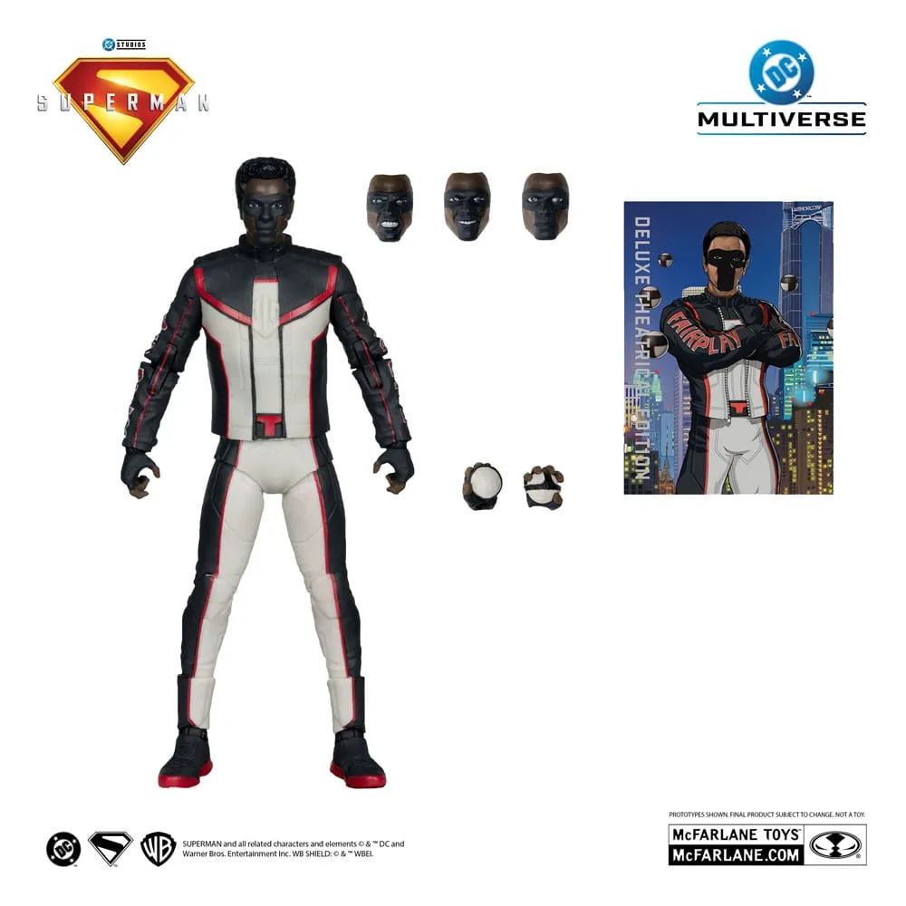 Superman 2025 Action Figure – Mr. Terrific Red Platinum 18 cm 3