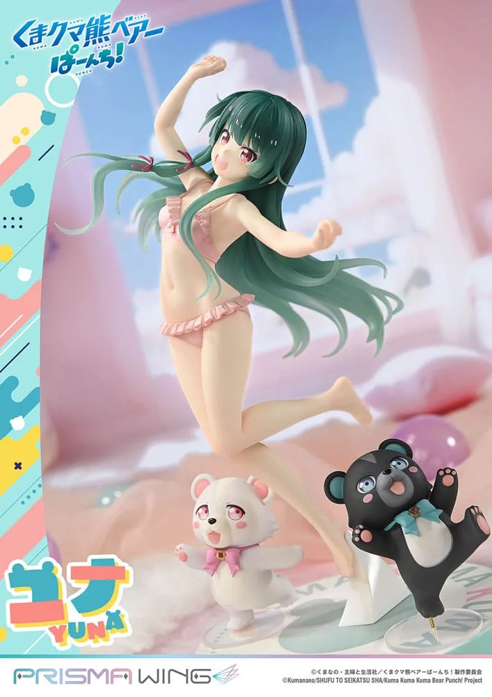 Kuma Kuma Kuma Bear Punch Statue – Yuna Prisma Wing 28 cm 15