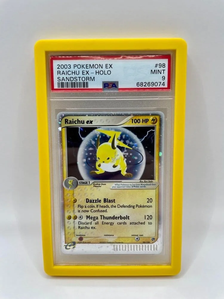Evoretro Slab Bumper Protector – Yellow for PSA Cards 2