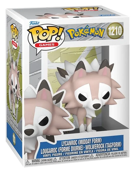 Pokémon Vinyl Figure – Lycanroc Midday Funko Pop 9 cm 2