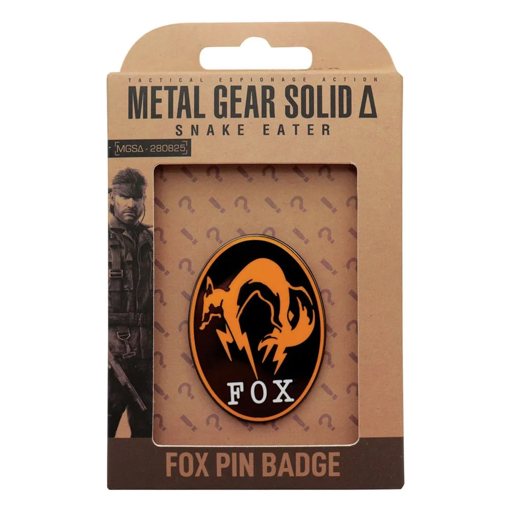 Metal Gear Solid Delta Pin Badge – Limited Edition FOX 50 x 36.2 mm 3