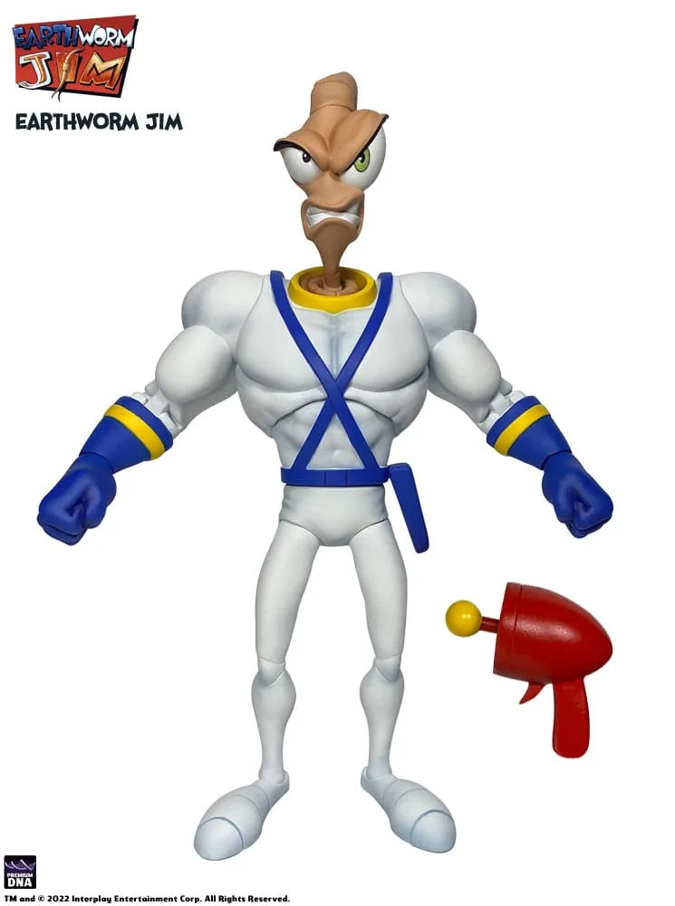 Earthworm Jim Accessory Pack – Wave 1 Worm Body and Heads 8